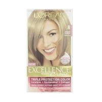 L’Oreal Paris Excellence Creme Permanent Hair Color, 8 Medium Blonde